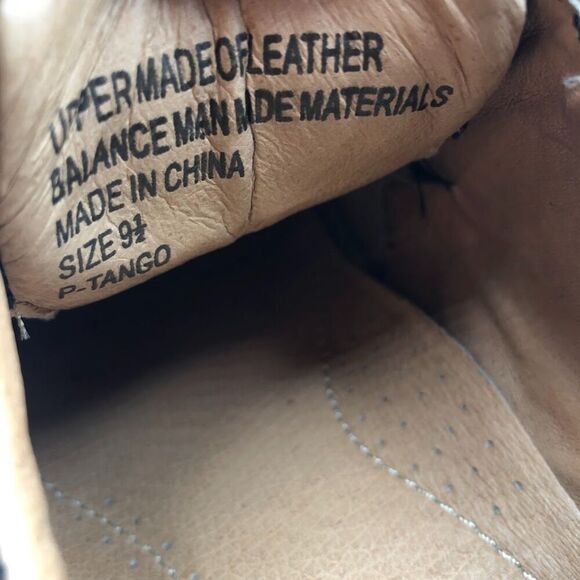 Steve Madden Men's Black Leather Oxford Shoes Square Toe P-Tango Size 9.5 - Picture 11 of 14